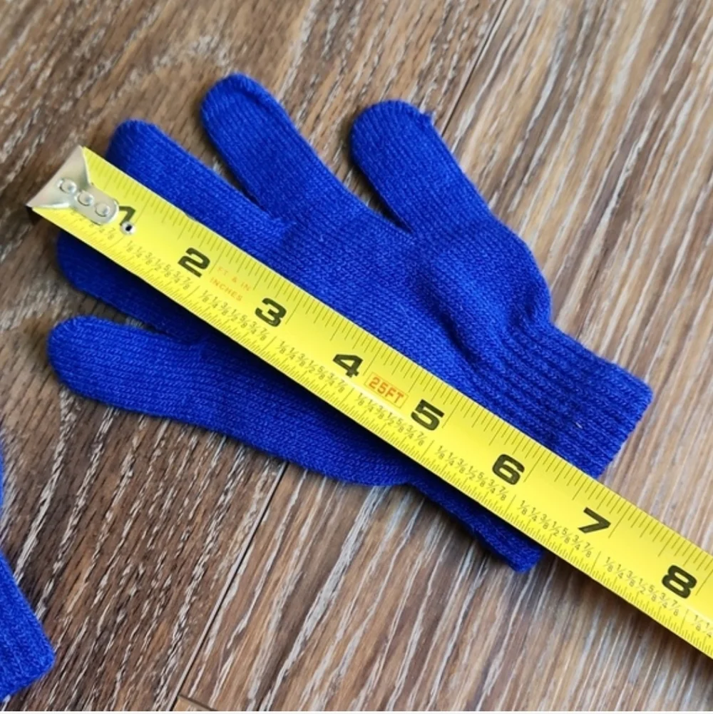NWOT Blue Kid Gloves